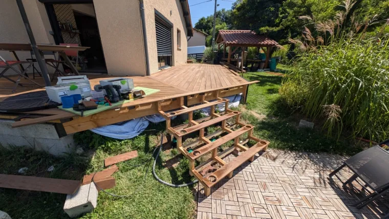 Chantier en cours !, Dunières, KF Agencement
